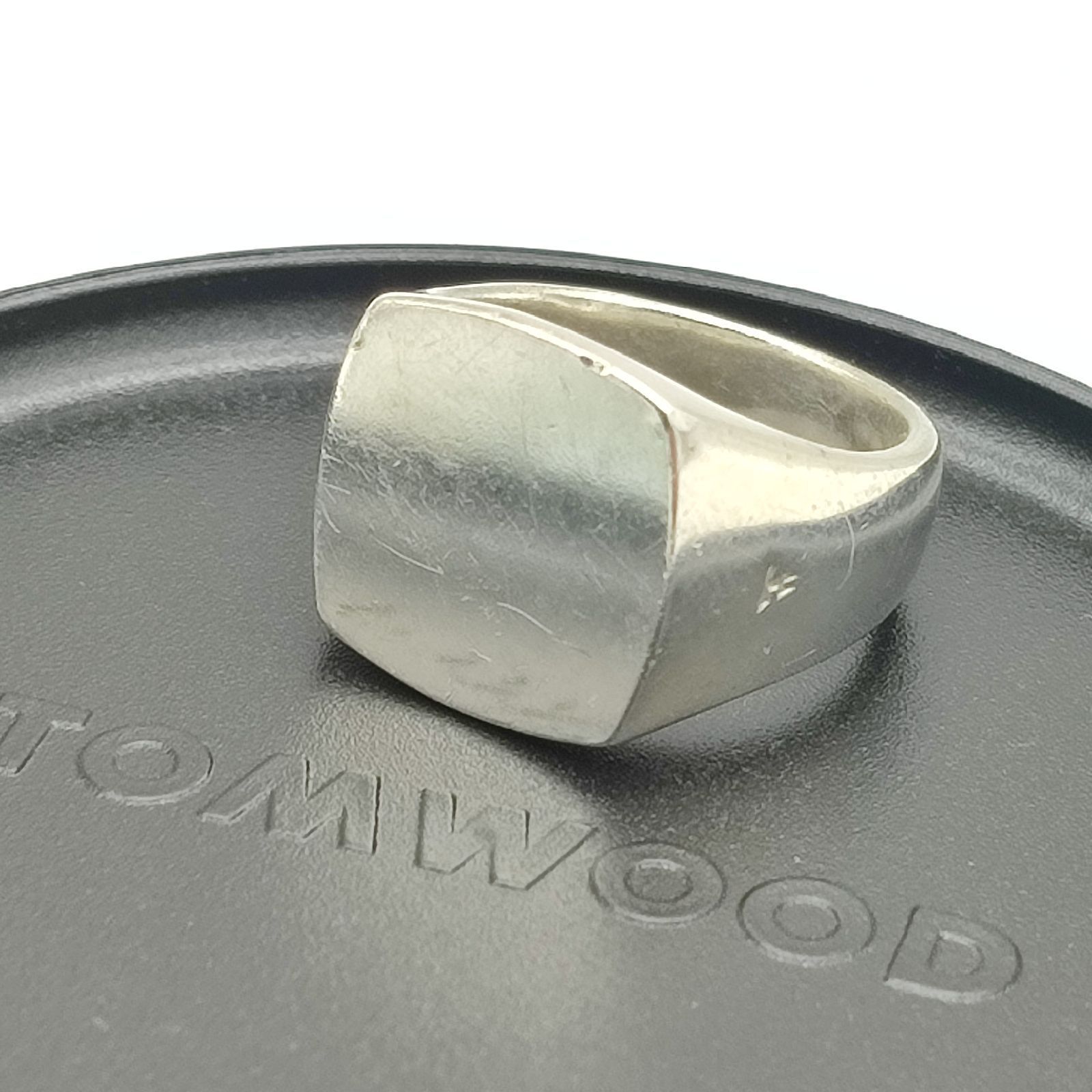 美品】Tom Wood トムウッド Cushion Ring クッションリング シグネット 