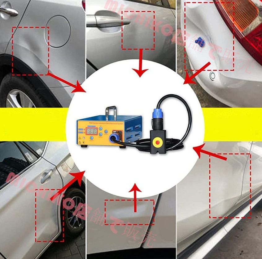 雹によるへこみ除去