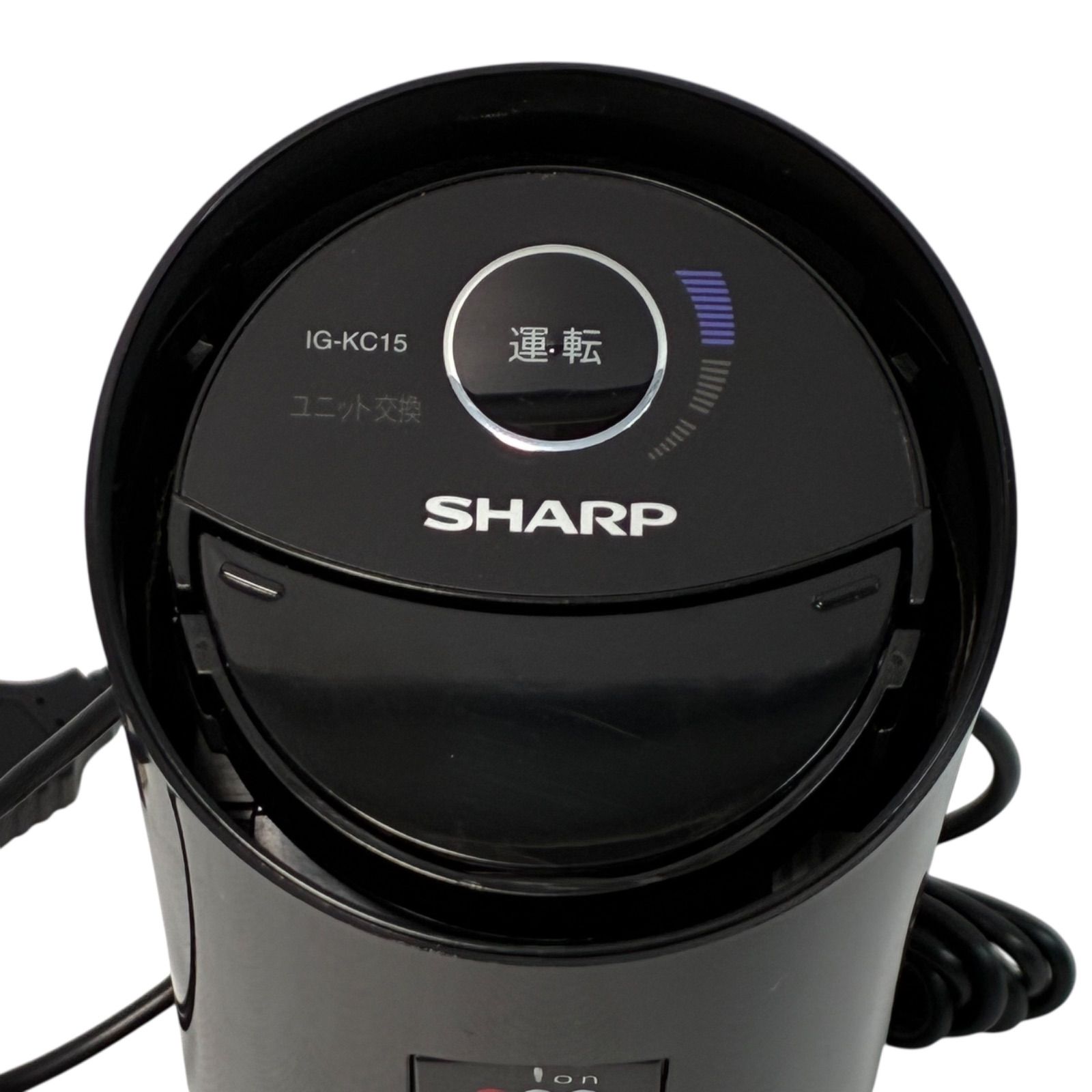 SHARP IG-KC15-BB ブラック 空気清浄機 SHARP IG-KC15-BB プラズマクラスター 車用空気清浄機 イオン