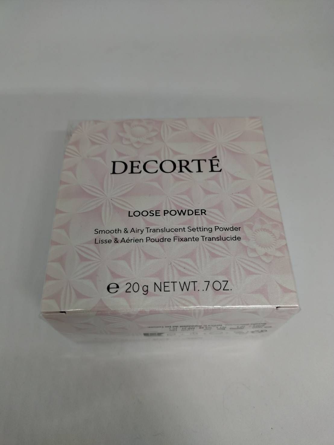 コスメデコルテ  ルース パウダー　 03　luminous pink　20ｇ　国内正規品＊訳あり/箱つぶれ＊フェイスパウダー