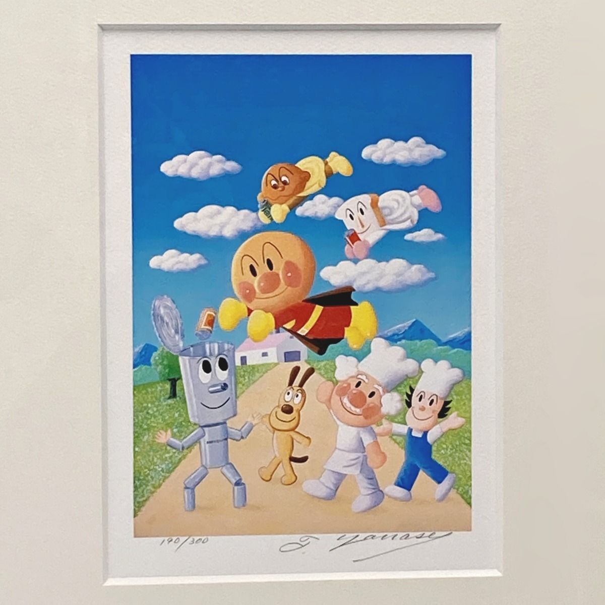 Kaiga専用！パンマン サイン レア】やなせたかし アンパンマン＆しょく