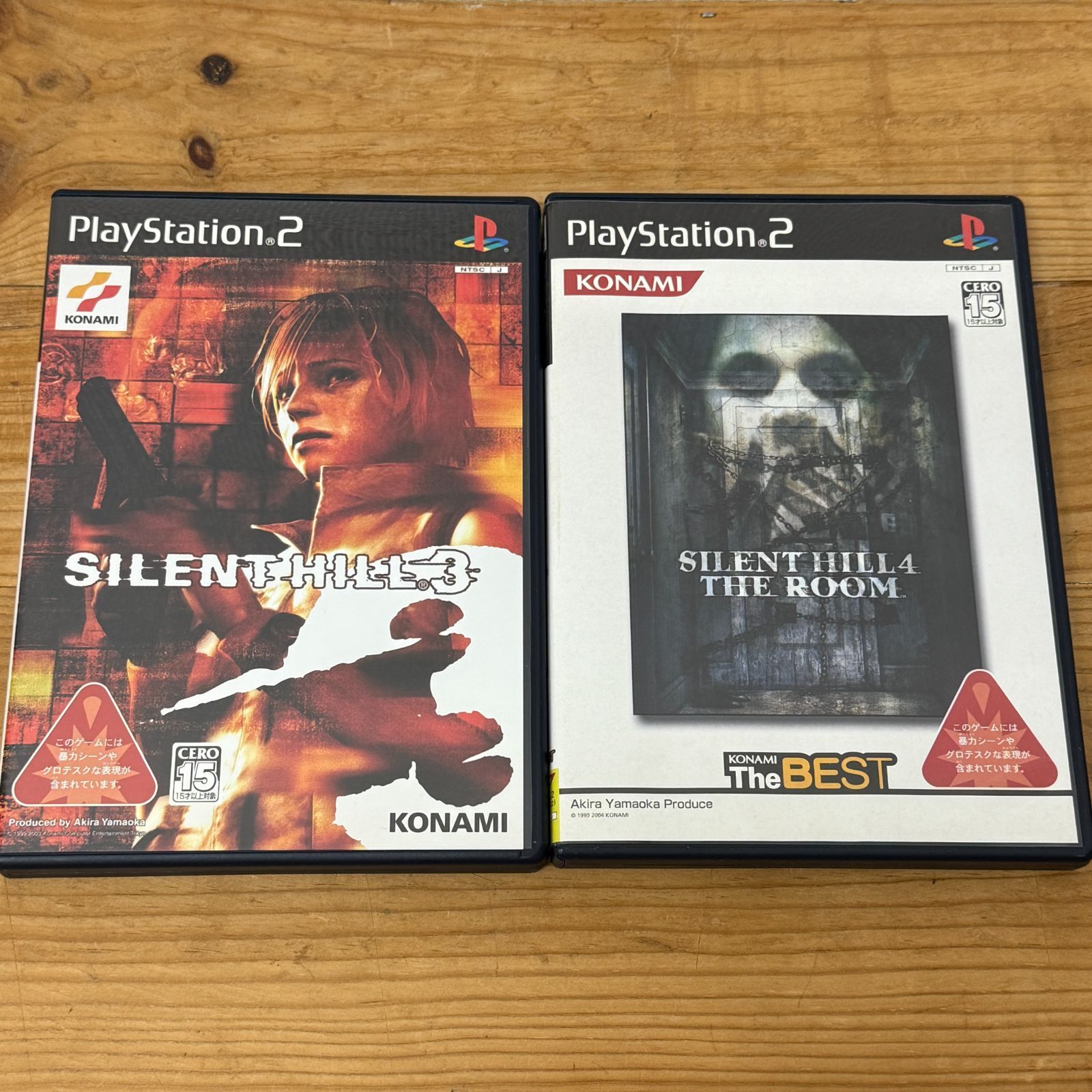 サイレントヒル3 サイレントヒル4 ザ・ルーム 2本セット PS2 