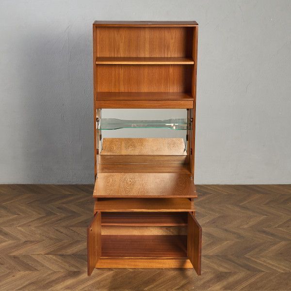 ジープラン G-PLAN Fresco ウォールユニット チーク 食器棚 カップボード 飾り棚 本棚 94338