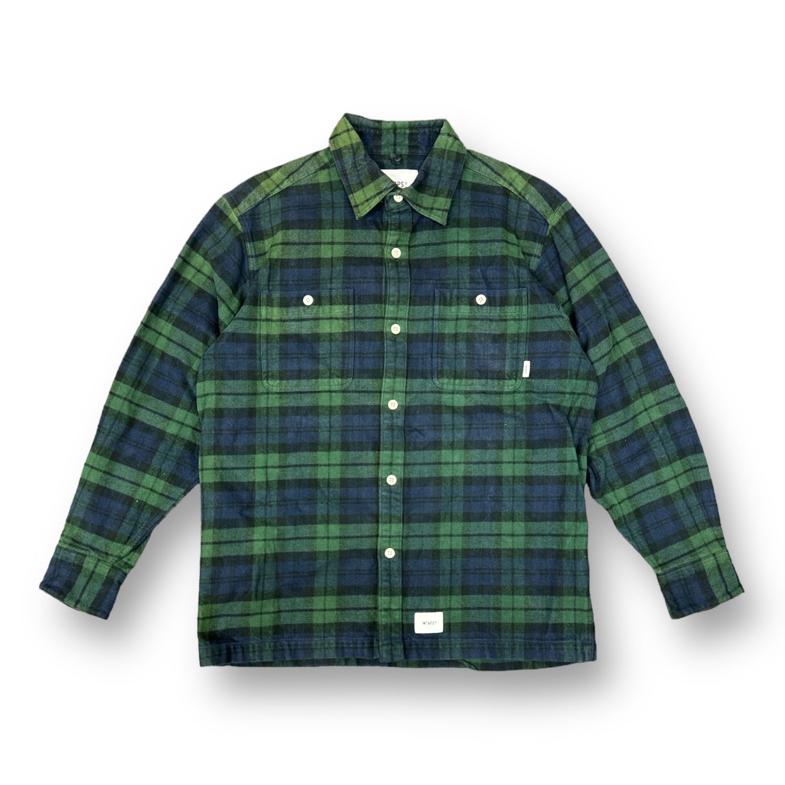 WTAPS ダブルタップス 19AW UNION LS SHIRT TEXTILE 192TQDT-SHM01 チェックシャツ 2 62943A -  メルカリ