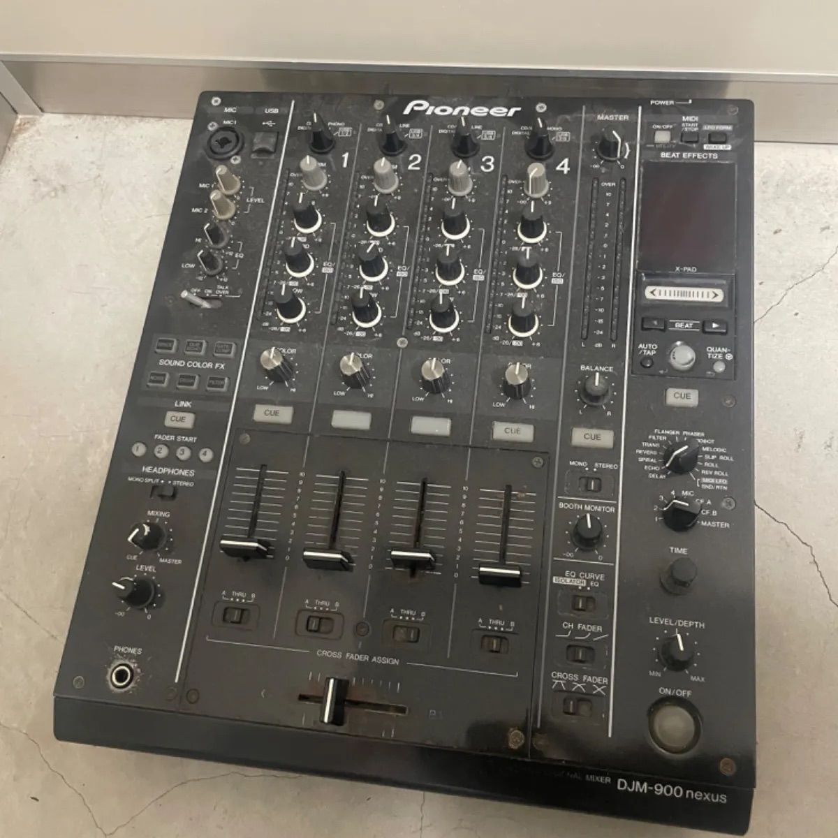 本日限定割引】Pioneer DJM600 DJミキサー 電源ケーブル付き Pioneer
