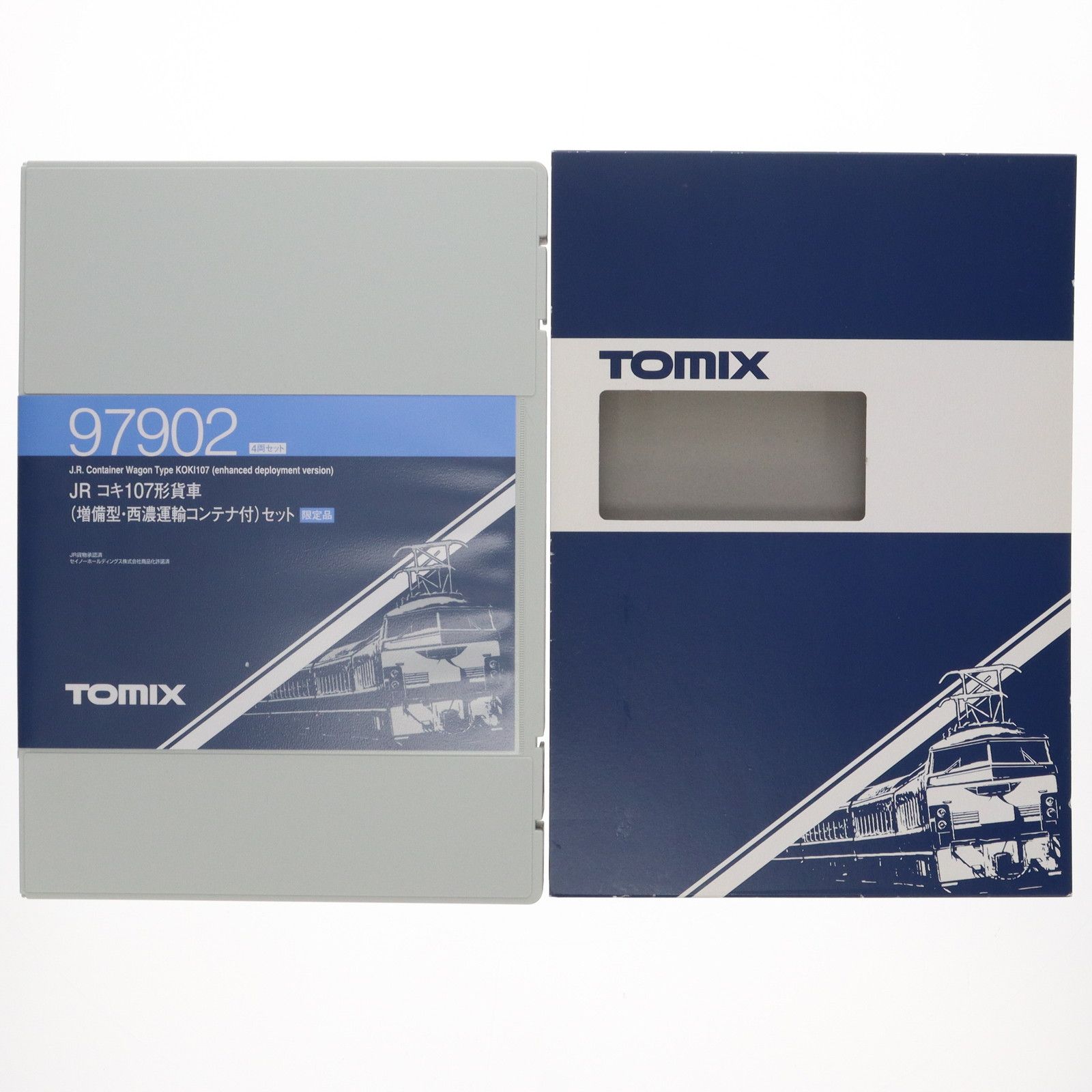 こってぃ トミックス 97902 限定 コキ107形 (増備型・西濃運輸コンテナ付) 4両