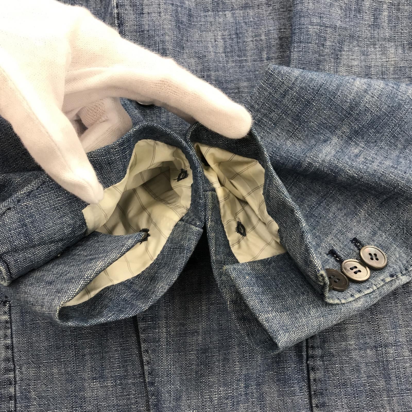 LARDINI ラルディーニ デニムジャケット size44/ブルー - メルカリ