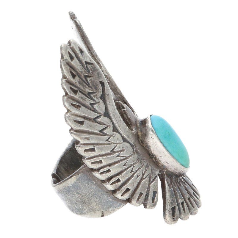 ビンゴブラザーズ ターコイズイーグルリング メンズ 20号 リングの商品