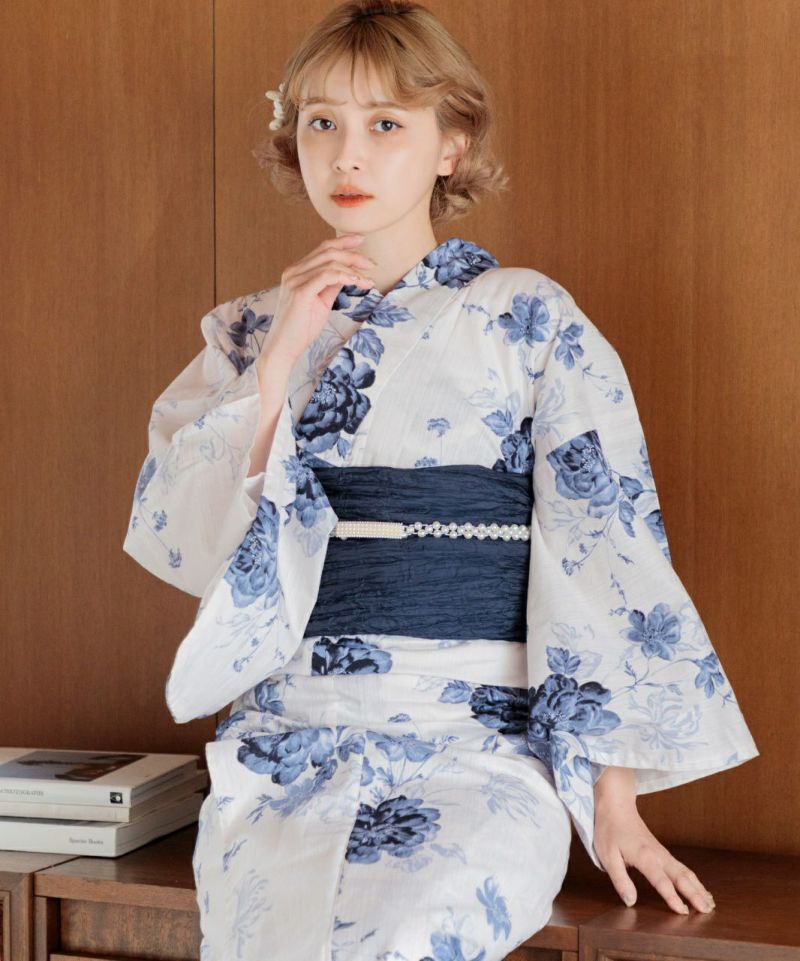 値下げ！Ditaディータ♡オトナ浴衣　高級5点セット♡ 【京の淡宵竜胆】 Amazon.co.jp: Dita ディータ オトナ 浴衣 高級 5点セット 夕凪