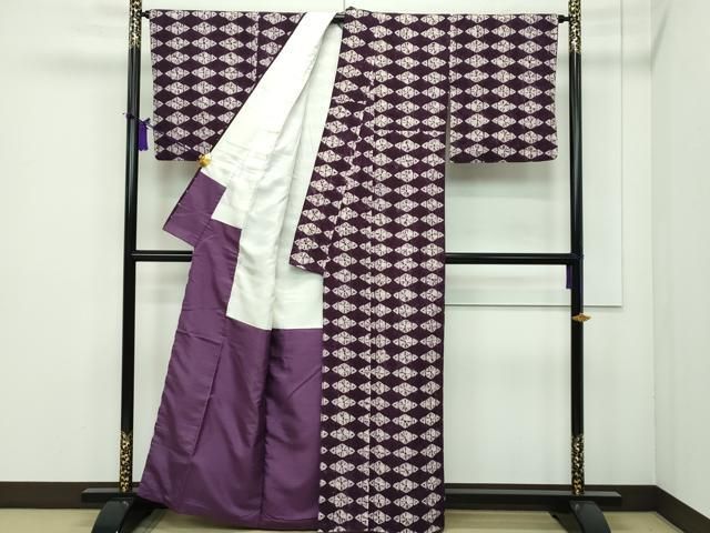 平和屋本店■極上　岩手の匠　草紫堂　南部絞り　紫根染　綿　逸品　CZAA1314s5 平和屋本店□極上 岩手の匠 草紫堂 南部絞り 紫根染 綿 逸品