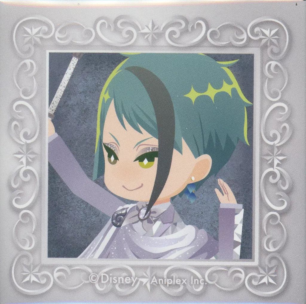 中古】バッジ・ピンズ ジェイド・リーチ スクエア缶バッジ プラチナ