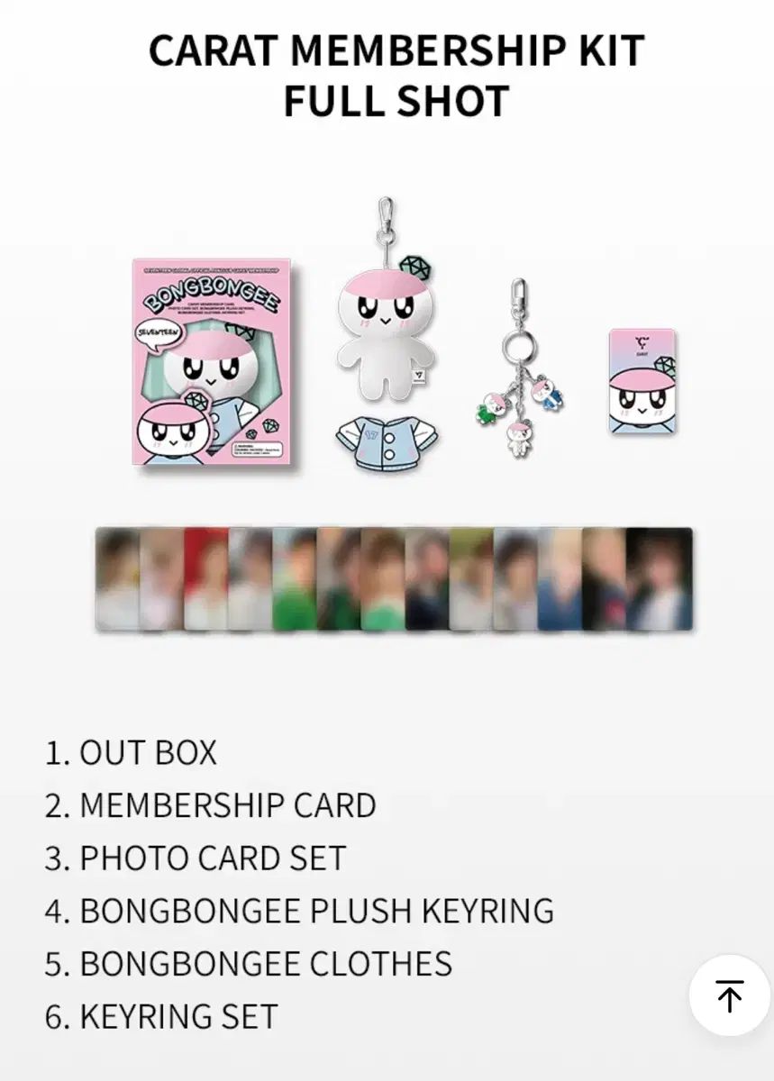 SEVENTEEN(セブンティーン・セブチ) メンバーシップ キット KIT フル