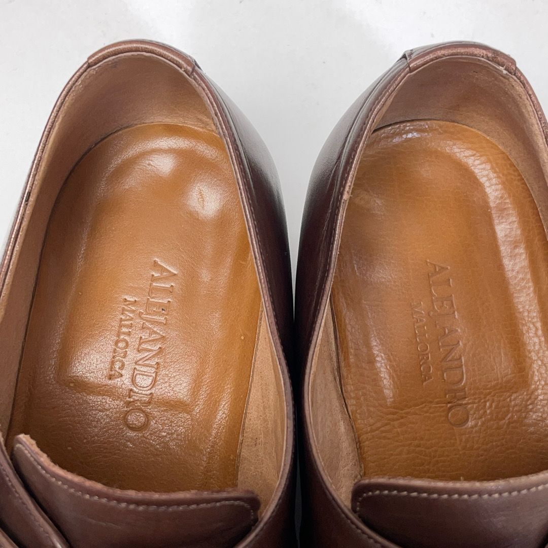 試着交換OK！LOTTUSSE/ロトゥーセ 高級セミブローグ キャップトゥ