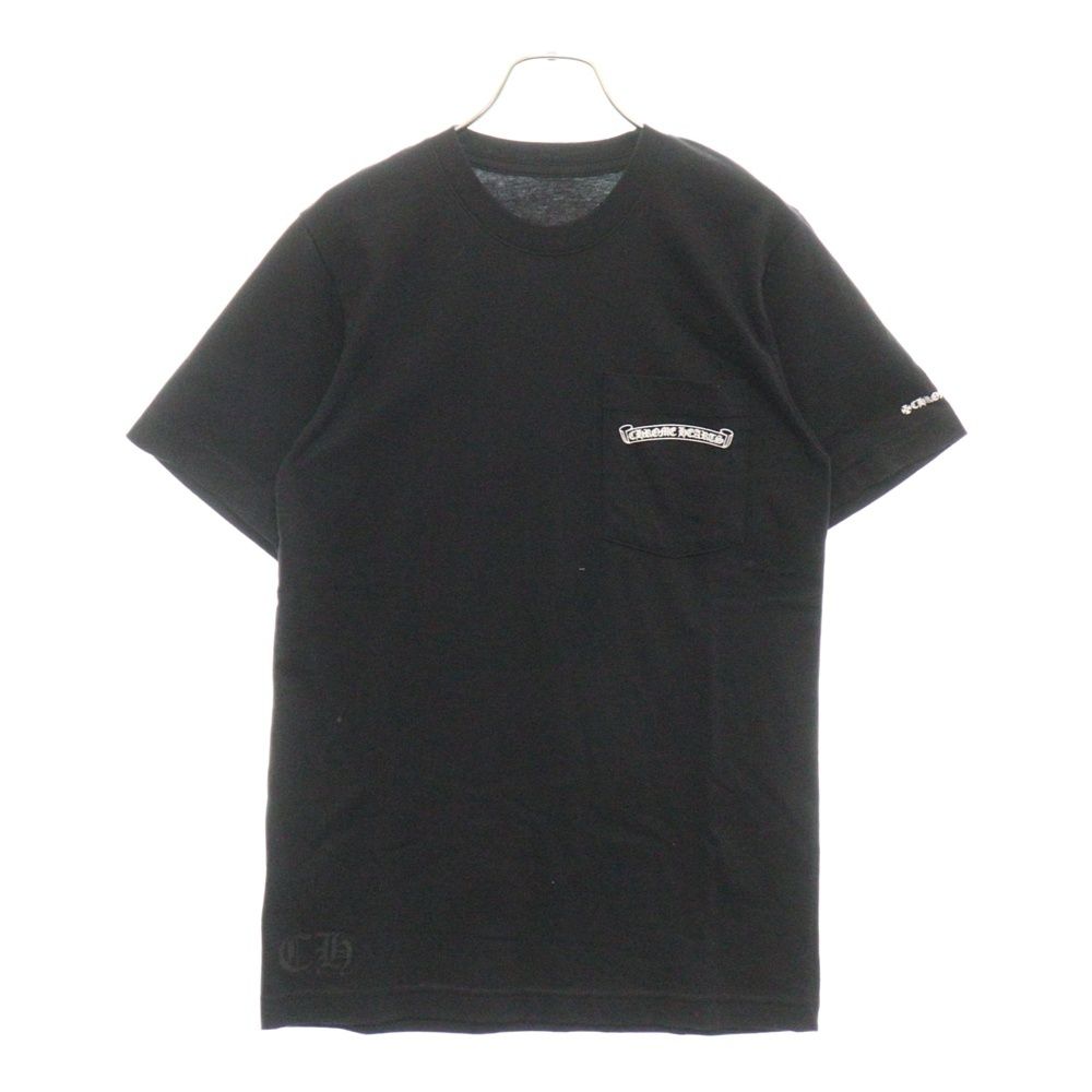 CHROME HEARTS クロムハーツ スクロール ラベルロゴプリント Vネック