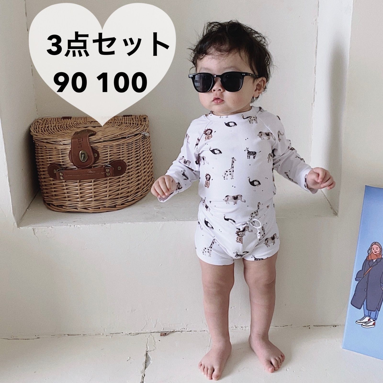 水着 ラッシュガード 男の子100 - 水着・水泳用品