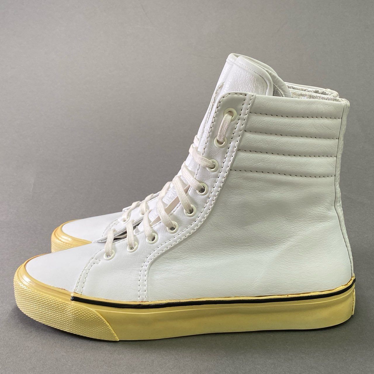 2d22 Dior HOMME ディオール オム レザーハイカット スニーカー 40 