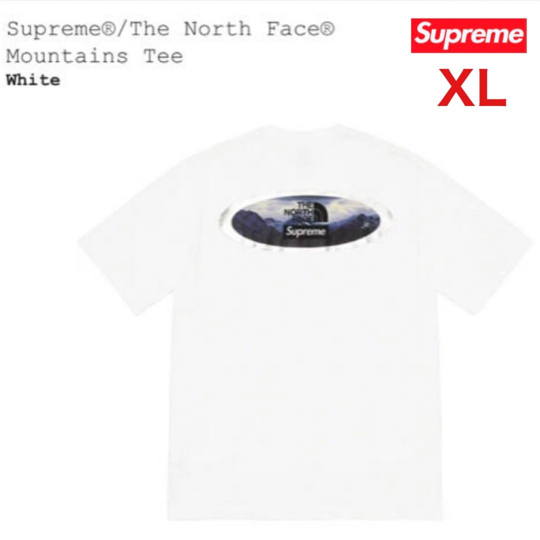 Supreme × The North Face / Mountains Tee
