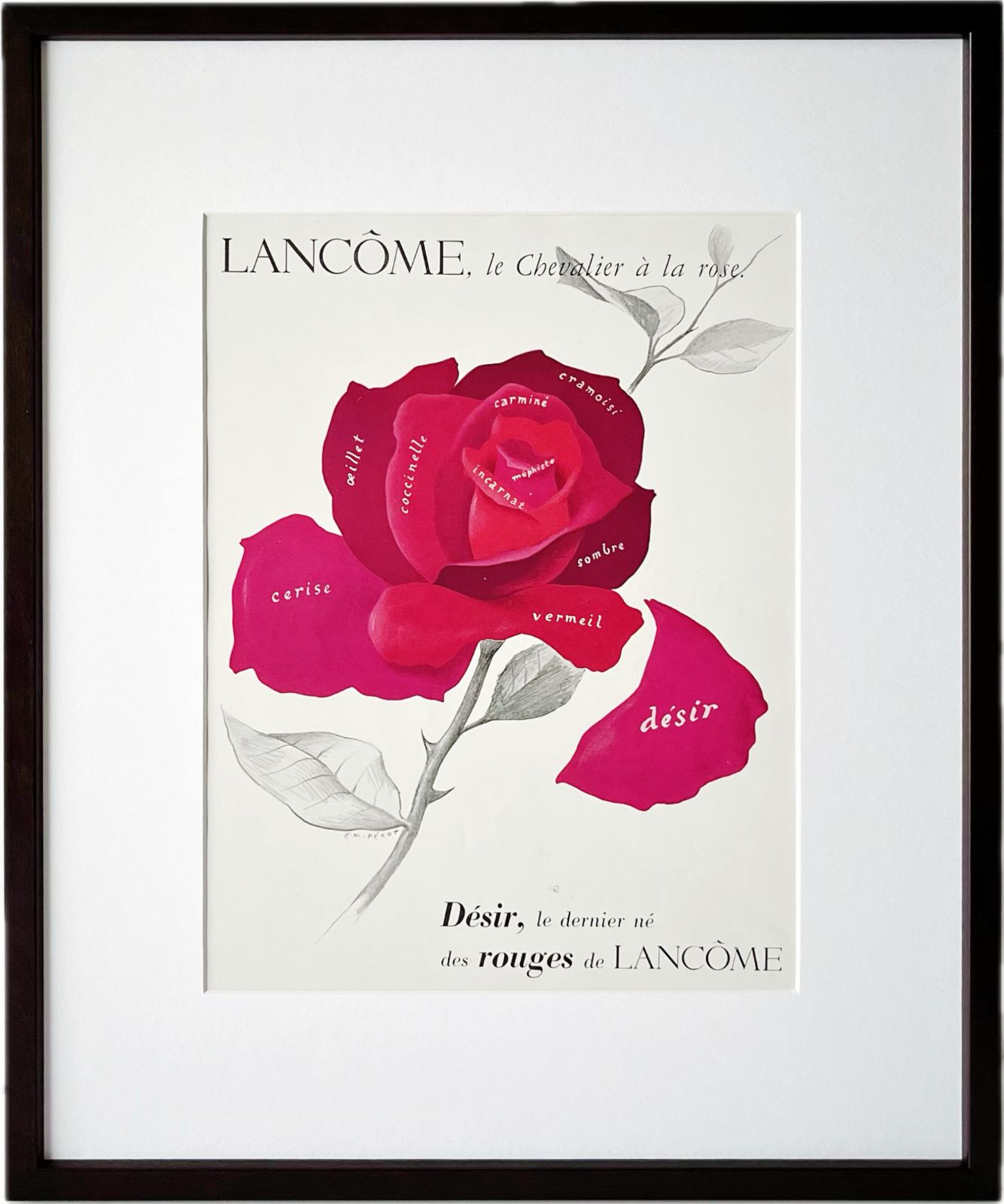 1952 広告＞LANCOME ランコム ポスター ヴィンテージ ビンテージ