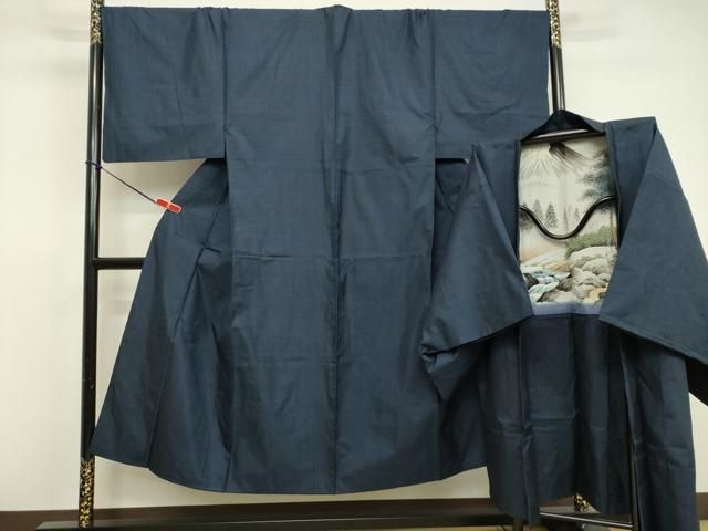 平和屋着物○男性 本場大島紬 アンサンブル 100亀甲 総詰め 正絹 逸品