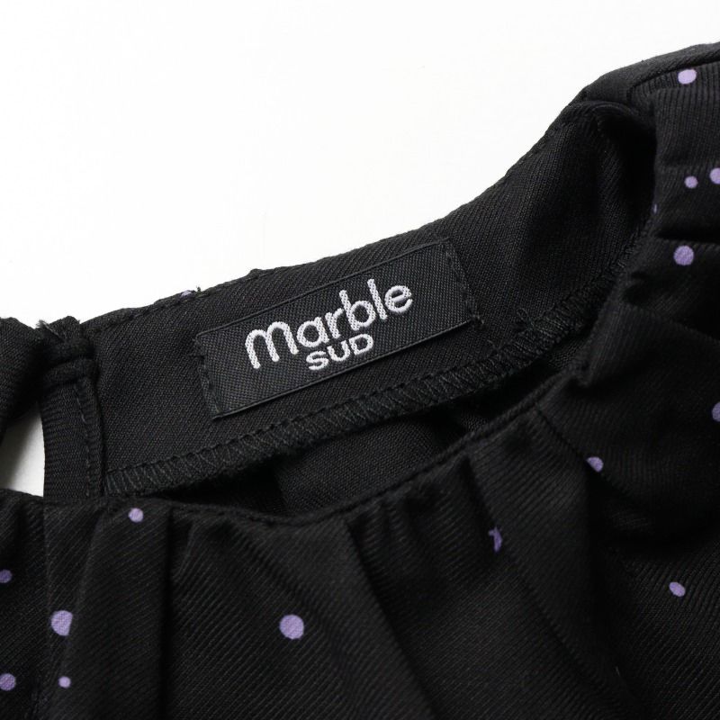 marble sud マーブルシュッド ステラチュニック ブラック