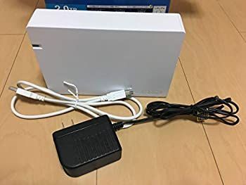 I-O DATA テレビ録画対応 USB 2.0/1.1接続 外付型ハードディスク ホワイト 2.0TB HDCA-U2.0CWB