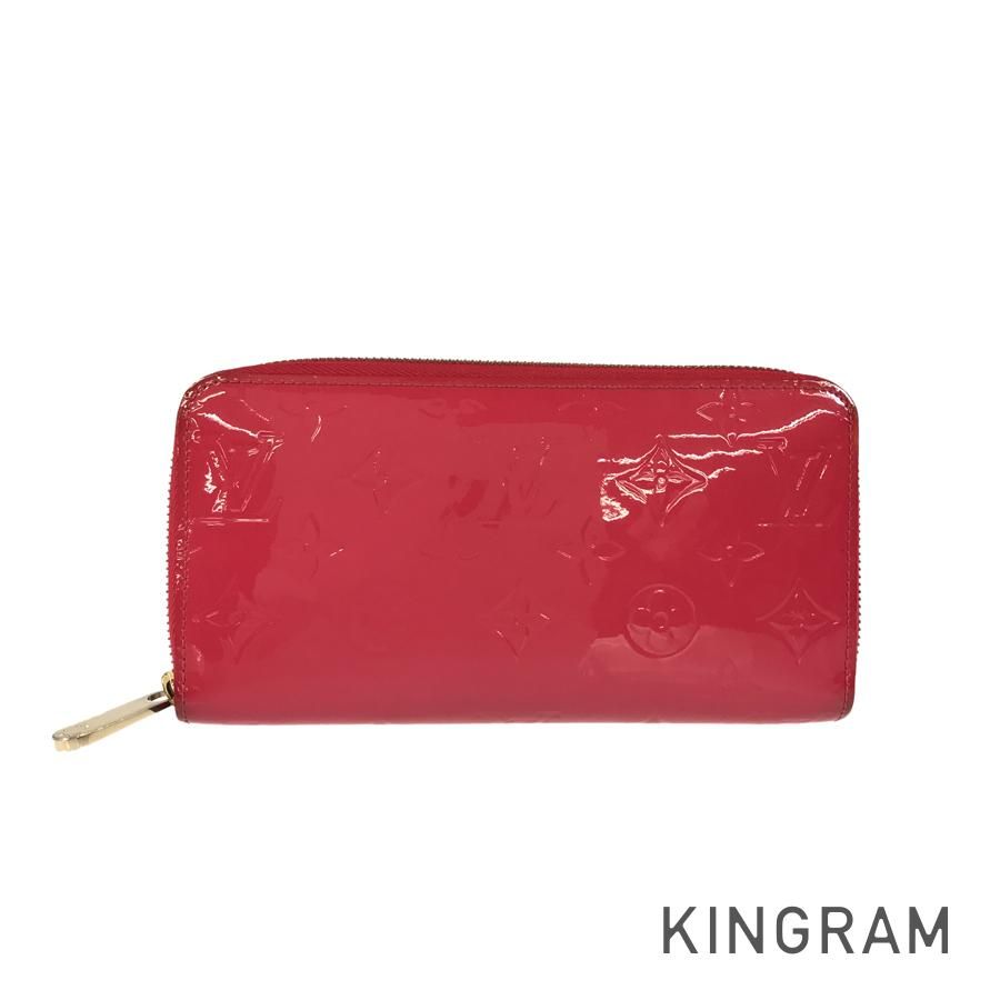 ルイヴィトン ヴェルニ 新型ジッピーウォレット M93058 ホットピンク ルイ・ヴィトン モノグラム・ヴェルニ ジッピー・ウォレット M93058