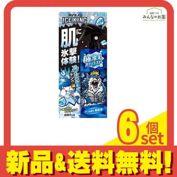 アイスノン ICE KING 冷えボディミスト 無香料 150mL 6個セット
