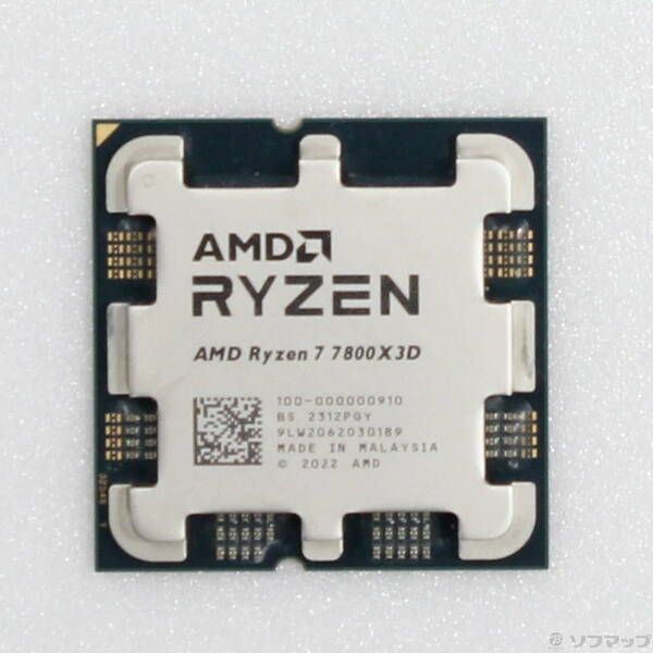 中古品〕 Ryzen 7 7800X3D 〔4.2GHz／Socket AM5〕【344