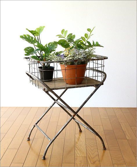 木製 花台