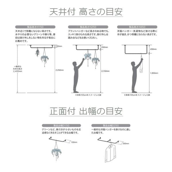 天井付 Lタイプセット