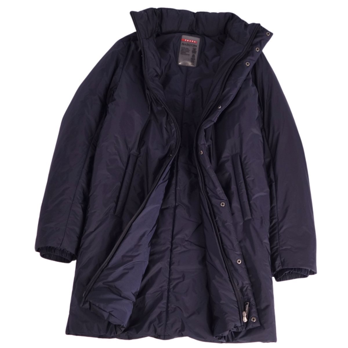【美品】PRADA 中綿 ロング コート ライナー付き SGV7A 50 PRADA - プラダ ダウンコートの通販 by m's shop｜プラダならラクマ