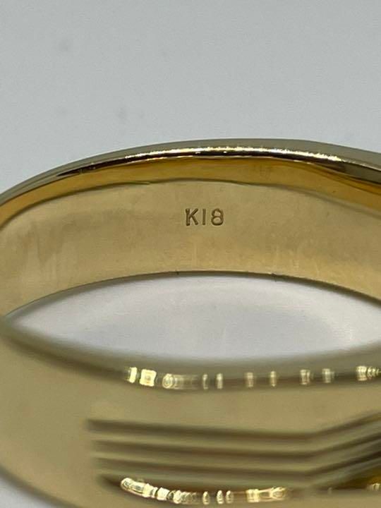 K18ダイヤモンドメンズリング