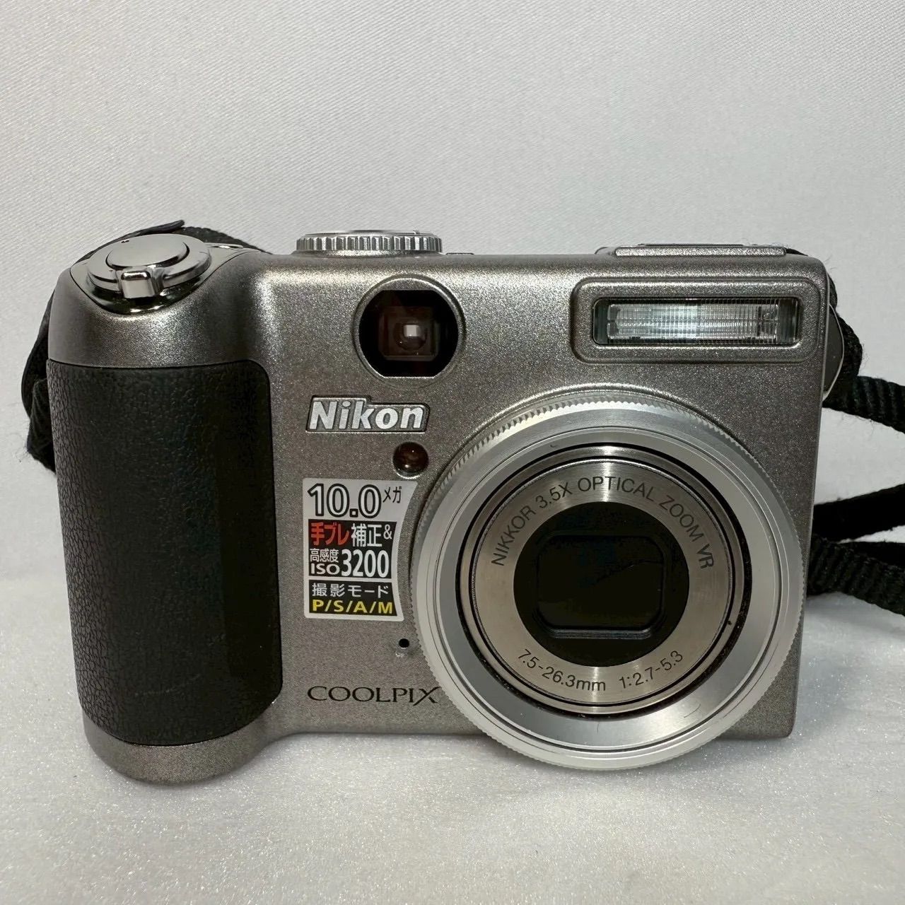 ぜ-25 ニコン Nikon COOLPIX P5000 3.5x シルバー - メルカリ