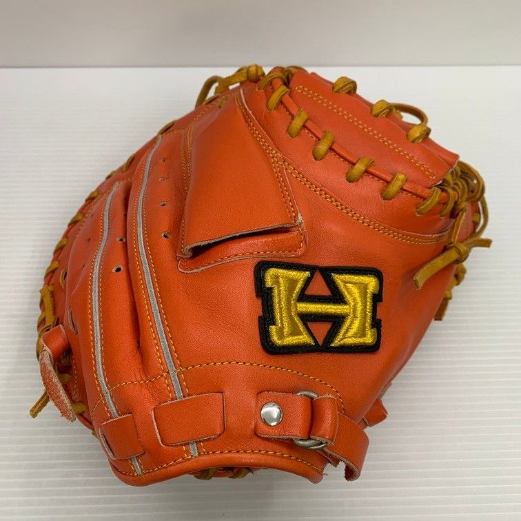 中古品 ハイゴールド Hi-Gold 己極 軟式 キャッチャーミット OKG-643M 3953
