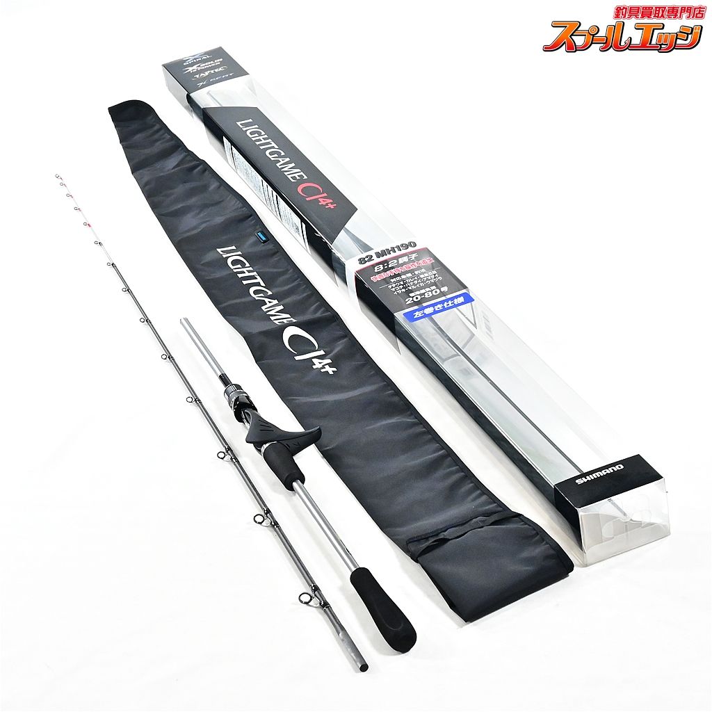シマノ 19ライトゲーム CI4 タイプ82 MH190 左巻き仕様 SHIMANO LIGHT GAME TYPE-82 LEFT タチウオ K_143 v41169