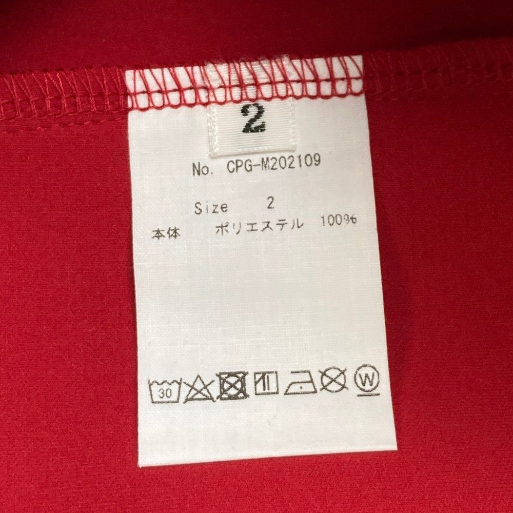 サイズ：2 CPG GOLF シーピージーゴルフ ロングパンツ レッド系