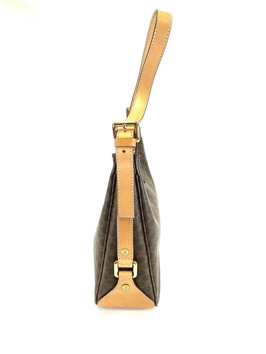 CELINE マカダム柄 ワンショルダー ショルダーバッグ 9572 CELINE マカダム柄ショルダーバッグ