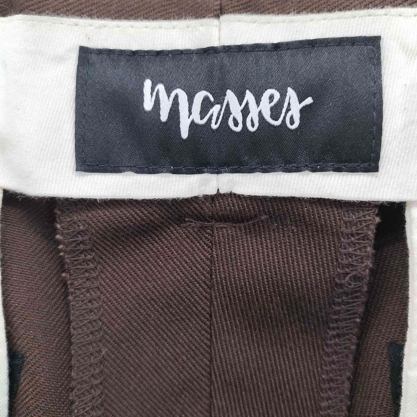 【限定出品】MASSES マシス パンツ M&M CUSTOM PERFORMANCE - SWEAT PANTS (×MASSES) (BLACK