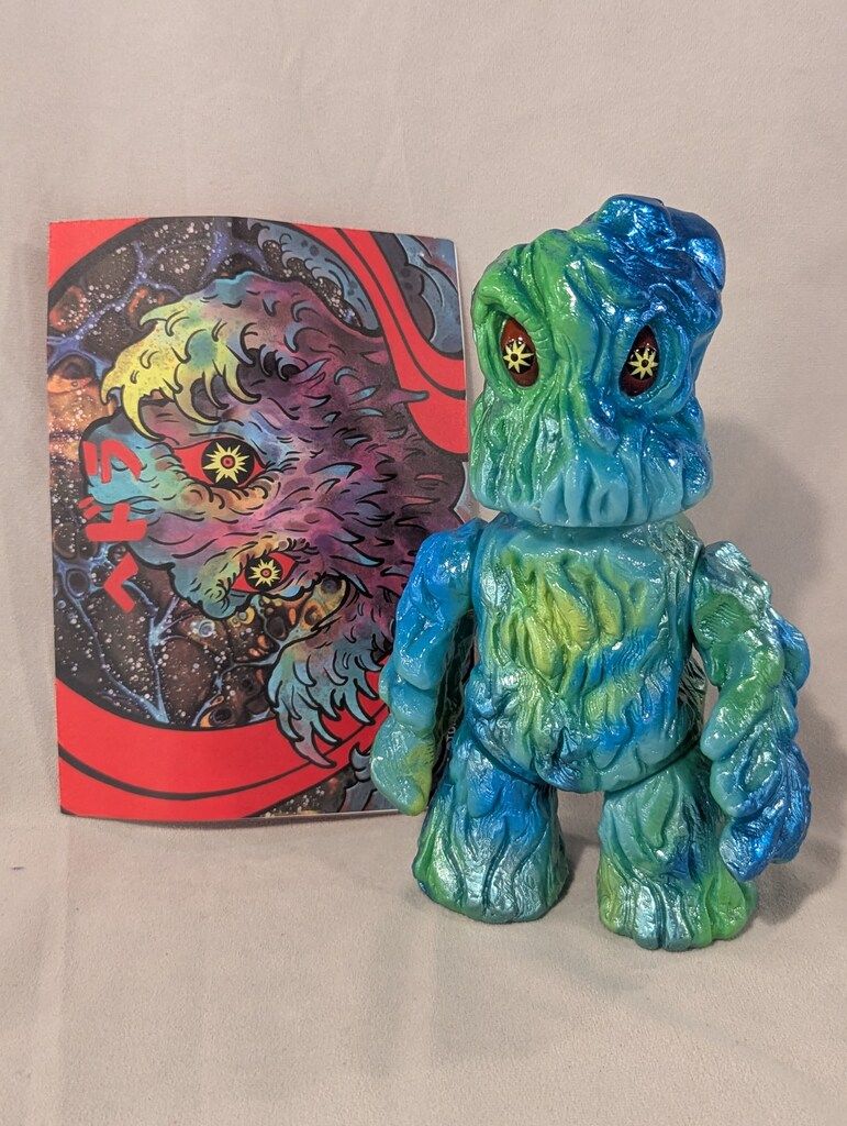 LEMAOTOY ヘドラ 水色成型 ソフビ izumonster ヘドラ 水色成型