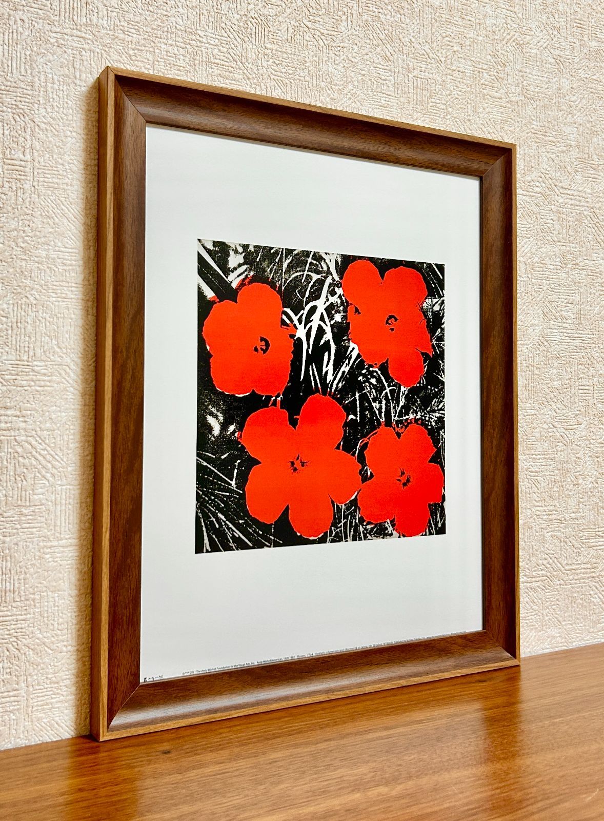 Andy Warholの絵 額縁付き 10%オフ 新品☆額縁付アートポスター(BRUCE MCGAW GRAPHICS)☆アンディ