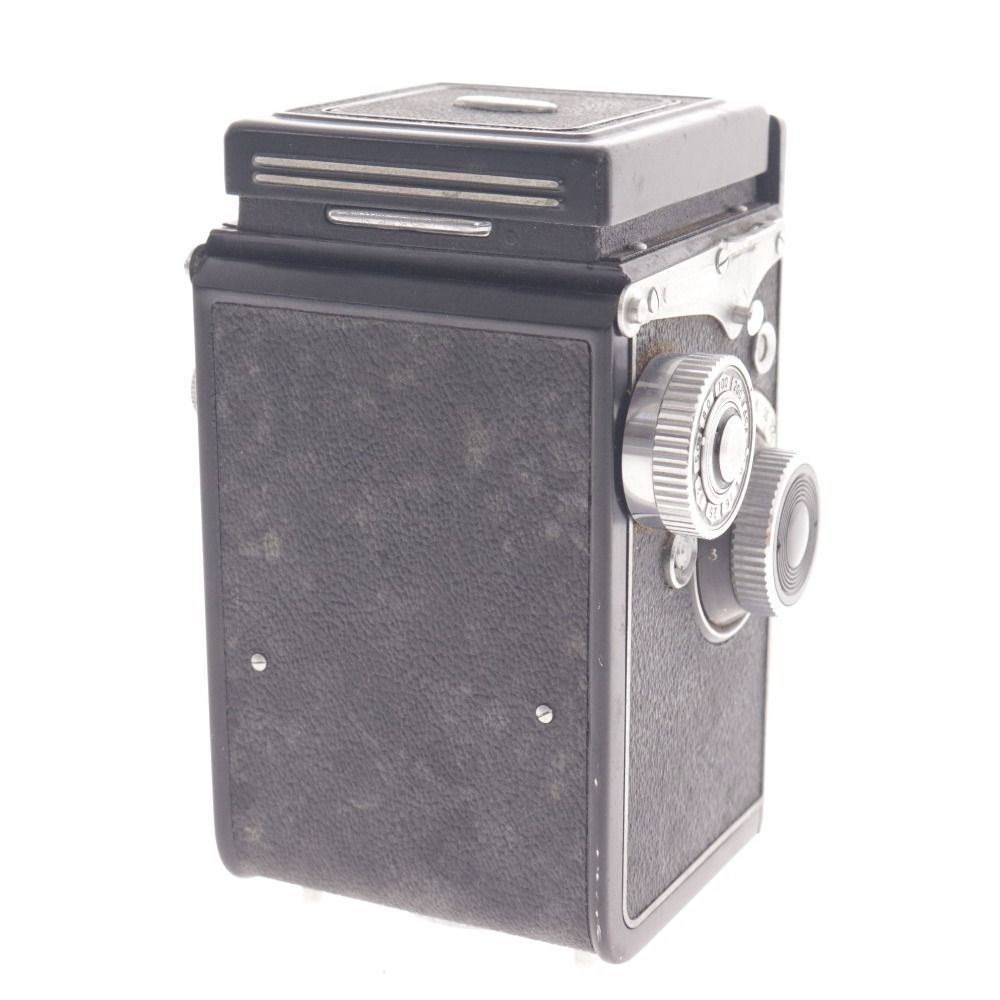 二眼レフカメラ　Yashica-A　ケース付き □ 元箱・ケース付 ヤシカ ヤシカフレックス モデルC 二眼レフ