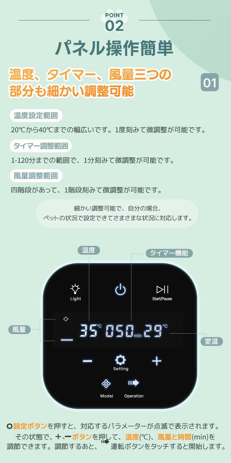 ペットドライヤー