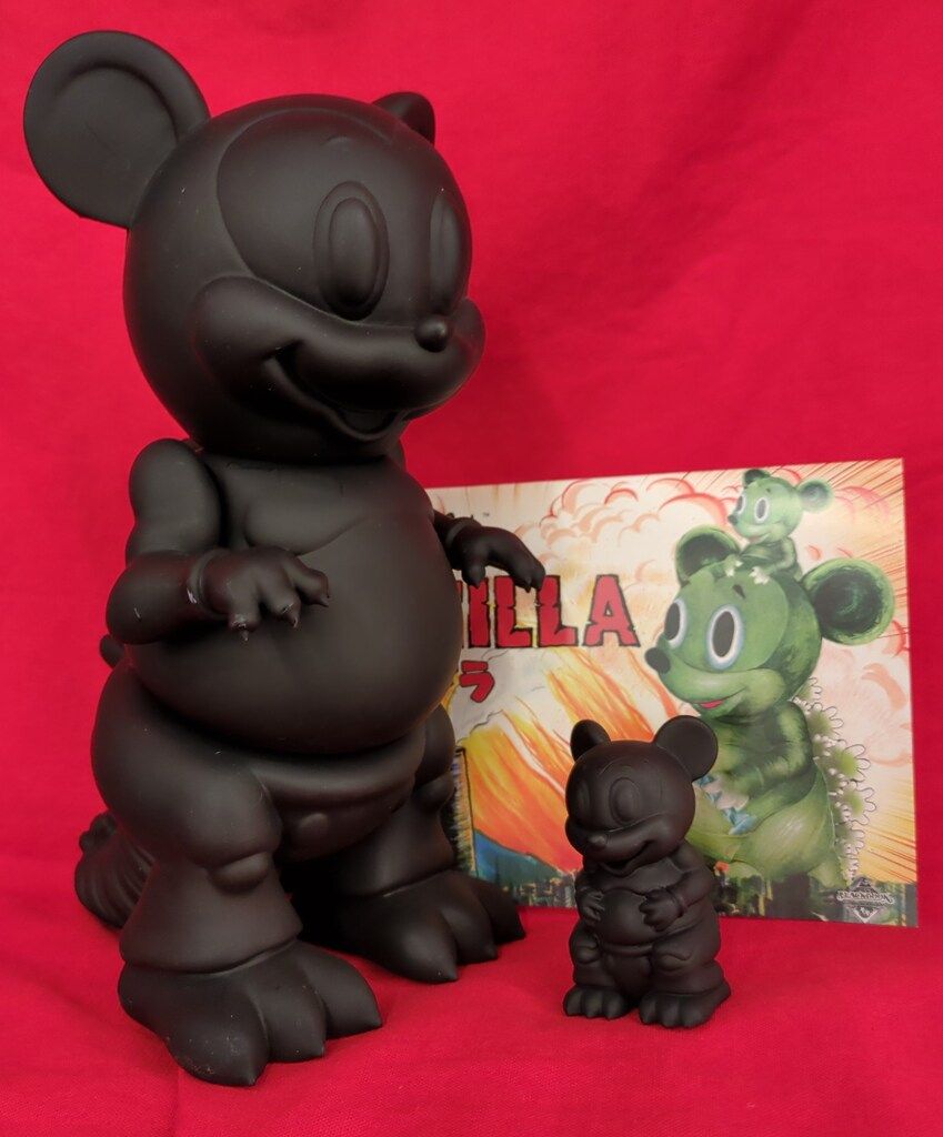 BlackBook Toy RON ENGLISH Mousezilla & mini set Matte BK - メルカリ