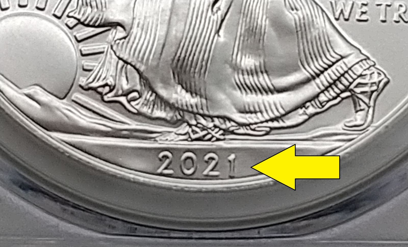 【 シルバーイーグル２枚セット 】 Type1 1986年、2021年、以上特年コイン２枚 - メルカリ