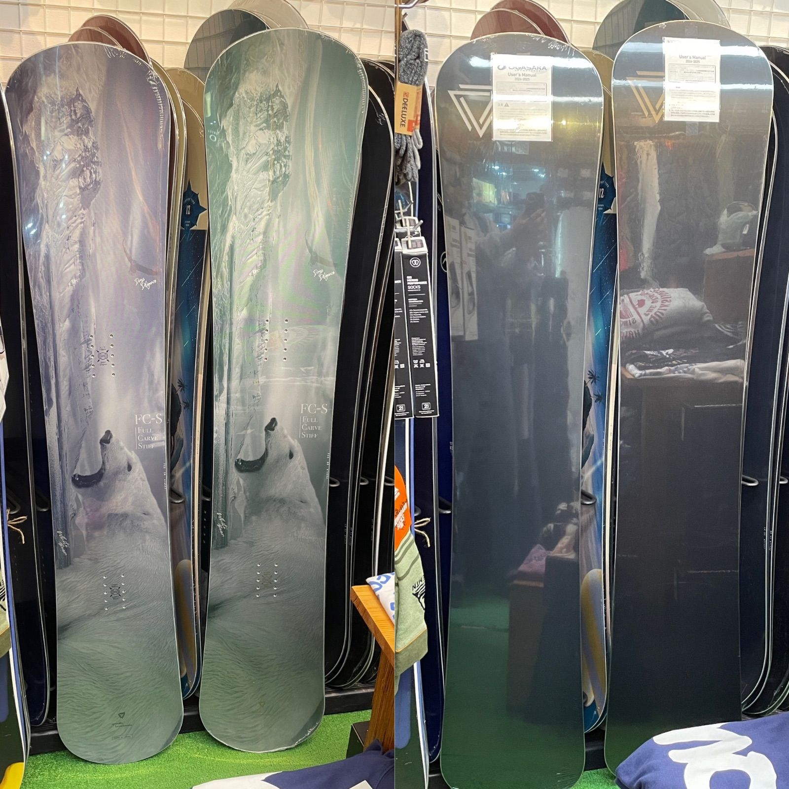 OGASAKA FT IBIS 163 パウダー カービング ボード 週末価格 オガサカ