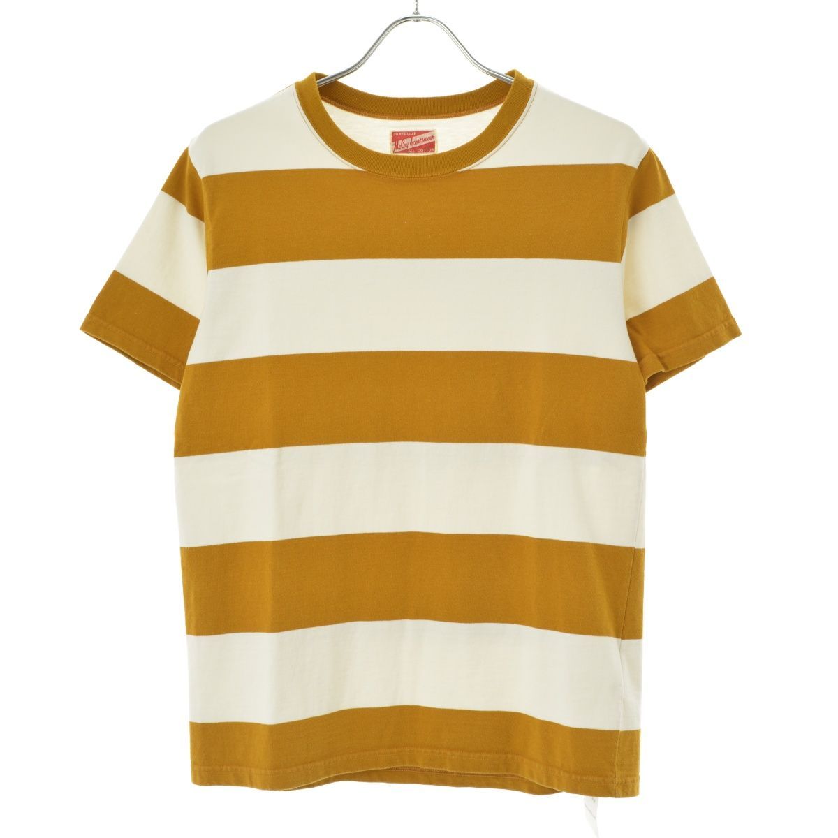 【THEREALMcCOY'S】太ボーダー クルー半袖Tシャツ