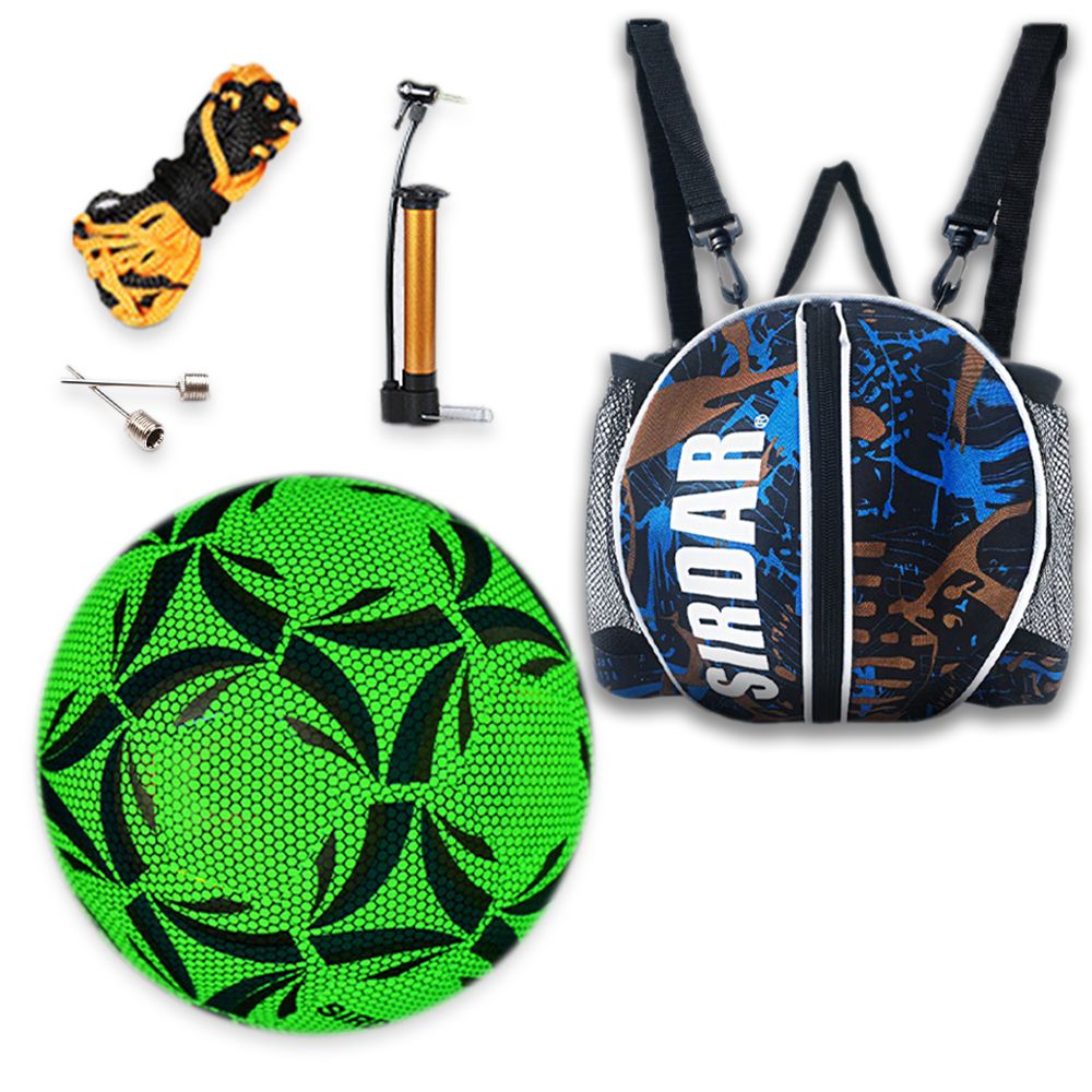 安い，新作 光るサッカーボール 5点セット 夜でも練習できる 専用ケース付き 4号 5号 蓄光 緑 使いやすい フットボール サッカー 大人 子供 夜間 練習 フットサル サッカーボール バッグ付き 空気入れ付 その他