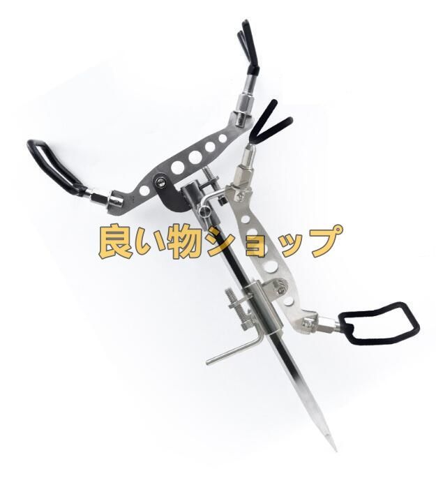 人気品竿受け ピトン 石鯛 ヤエン 磯釣り カゴ釣り ステンレス製 耐久性