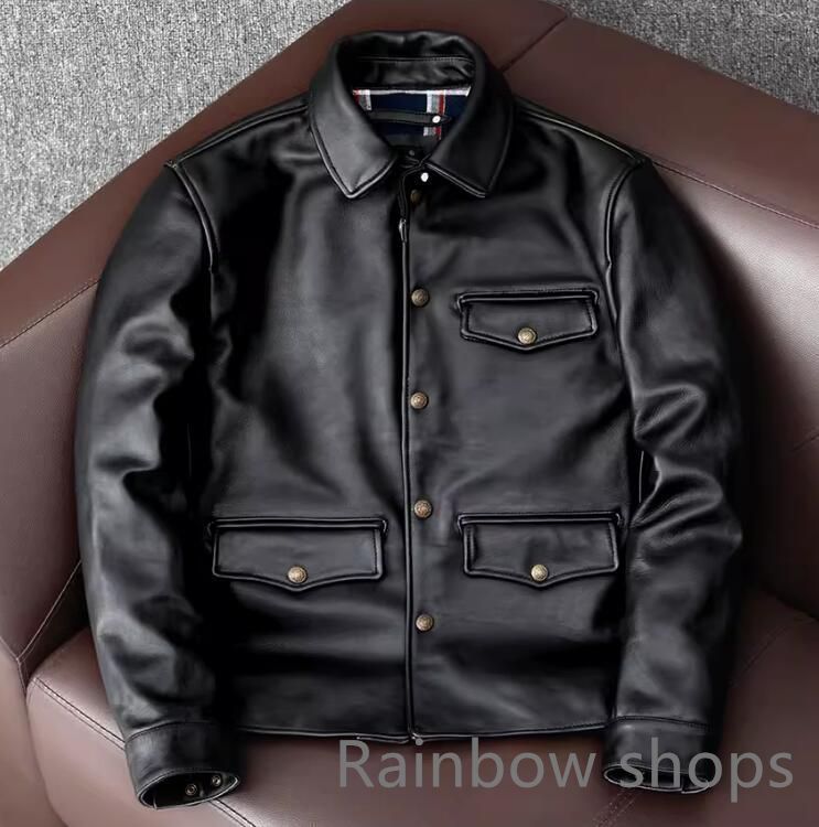 新品未使用】高品質 茶芯ホースハイド 復刻50's ドライビング