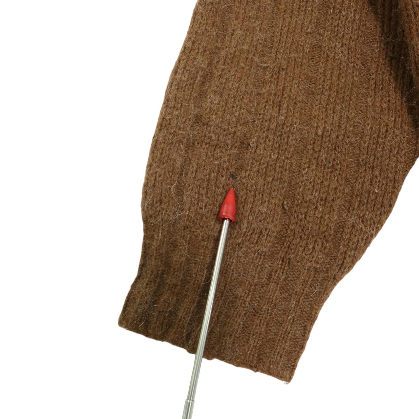 60年代 Brentwood ウール ニット カーディガン ヴィンテージ ブラウン  